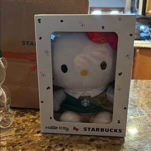 Hello Kitty Starbucks Plush Toy